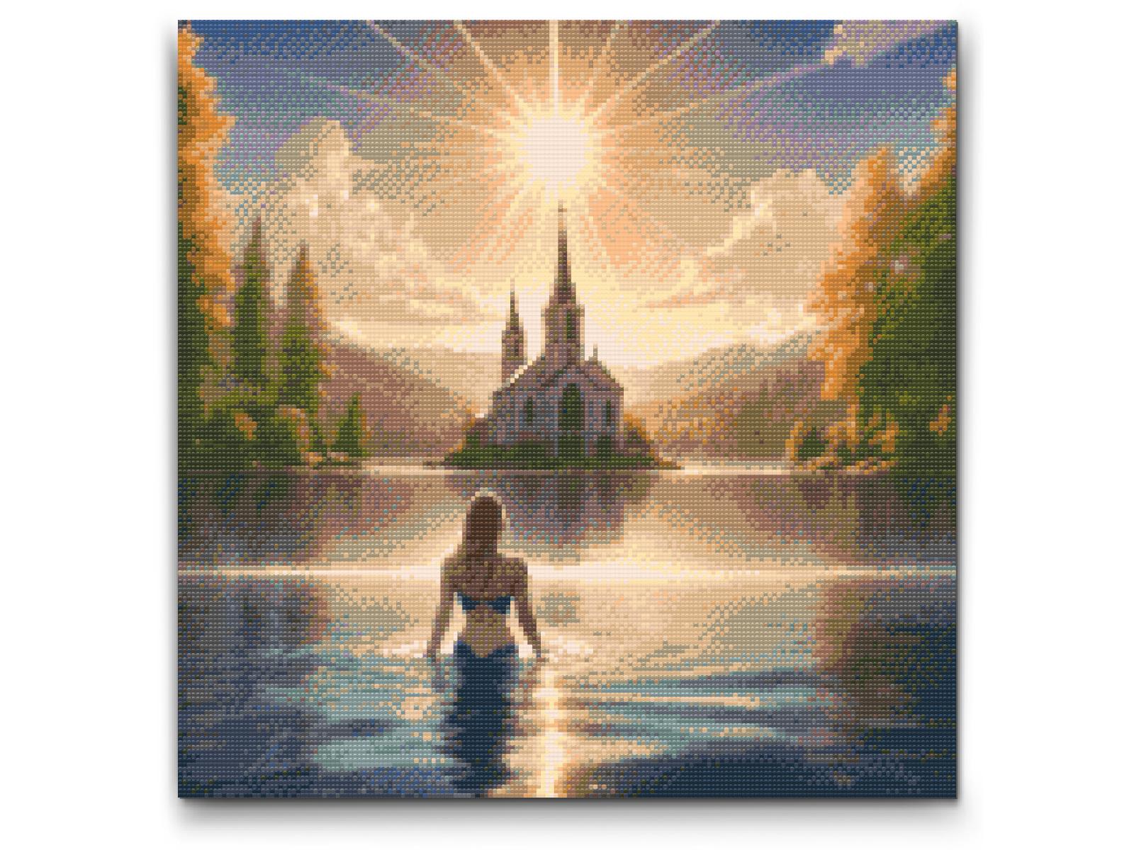 Diamond Painting - Faldende sols stråler 2