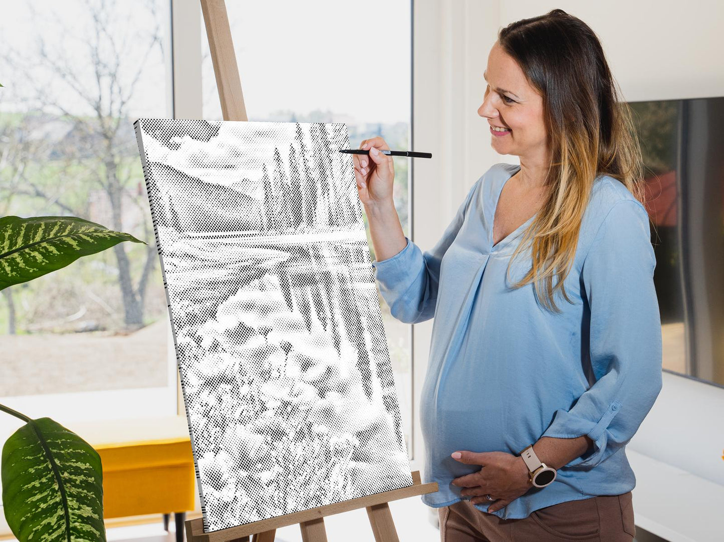 Mal-med-prikker -  Naturens farvespektrum