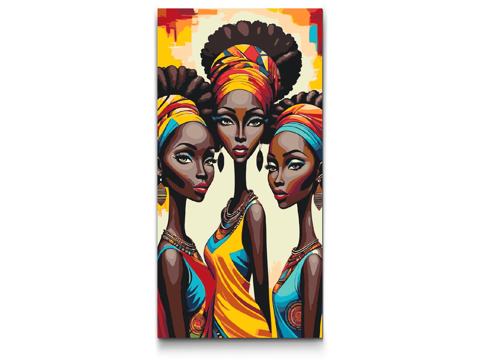 Paint by Numbers - Tre afrikanske kvinder