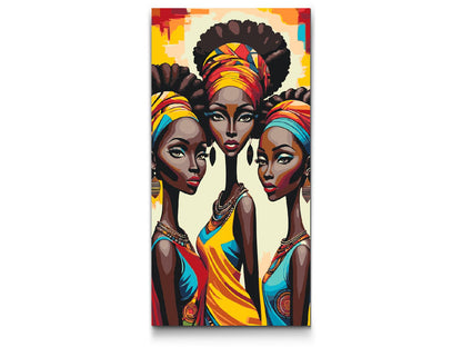 Paint by Numbers - Tre afrikanske kvinder