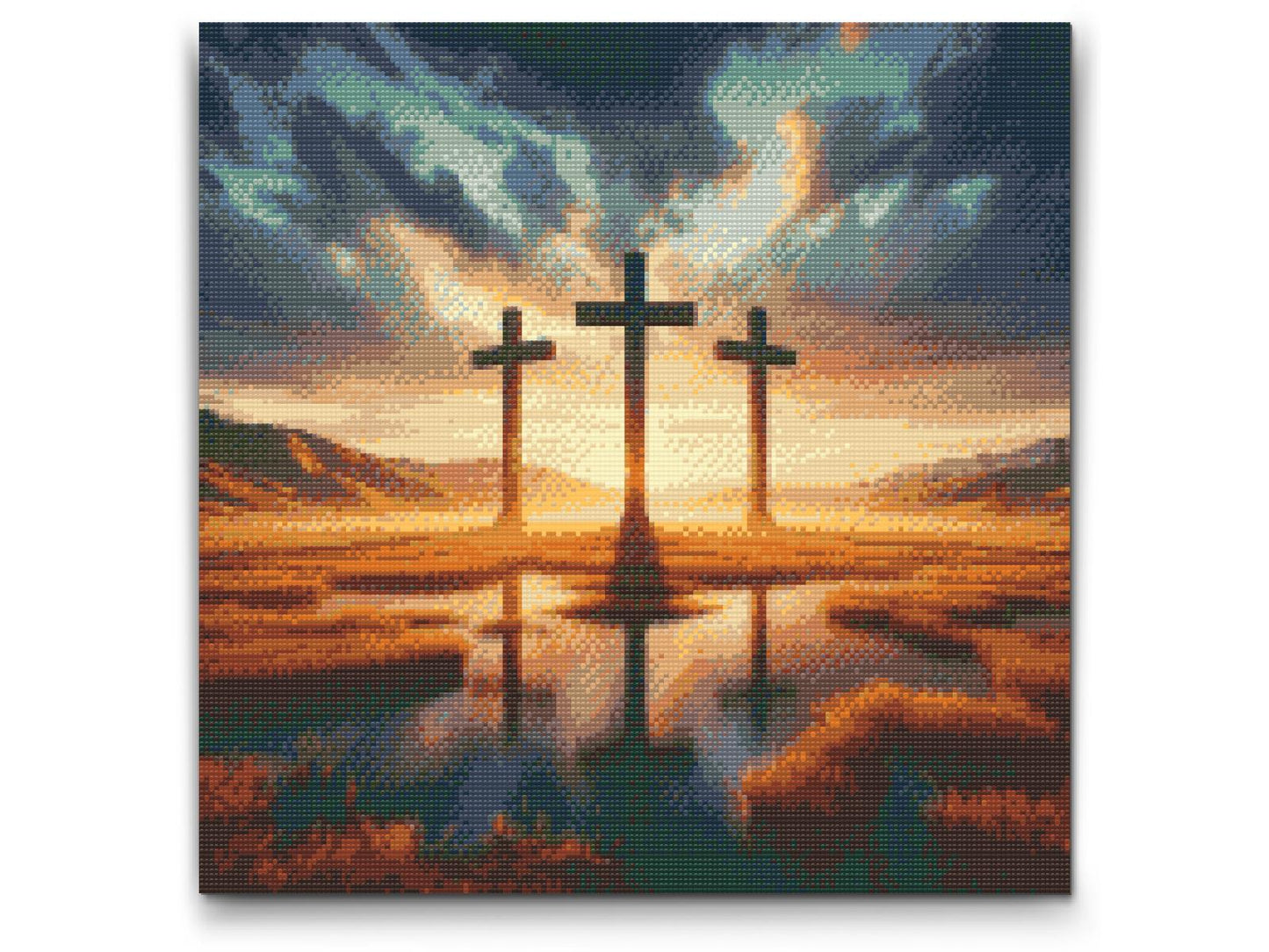 Diamond Painting - Tre kors