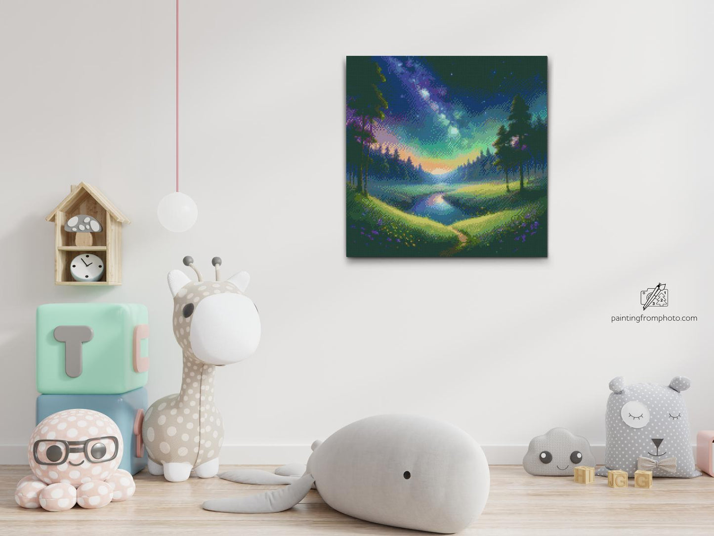 Diamond Painting - Levende nattelandskab