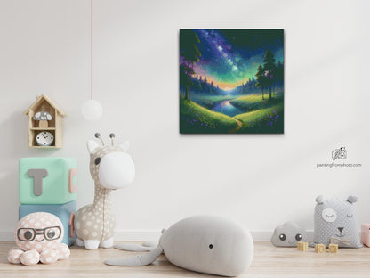 Diamond Painting - Levende nattelandskab