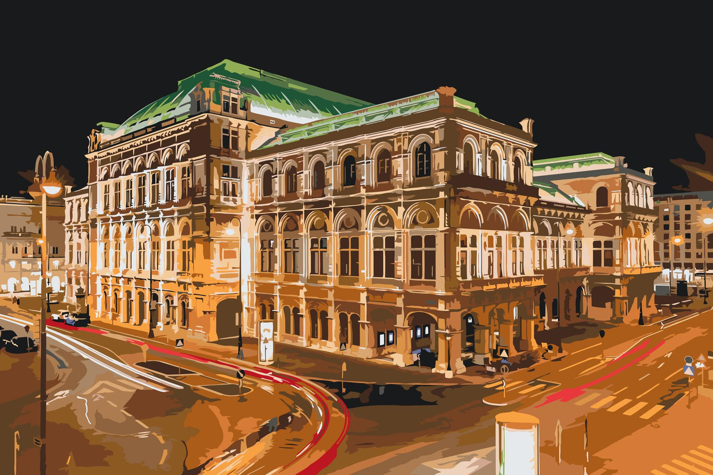 Paint by Numbers - Nat på Wiener Staatsoper