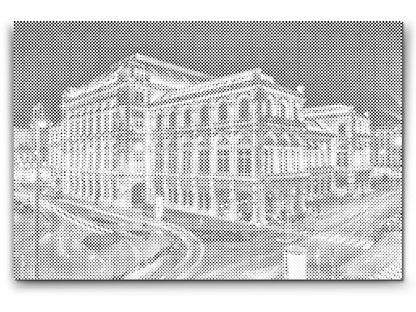 Mal-med-prikker -  Nat på Wiener Staatsoper