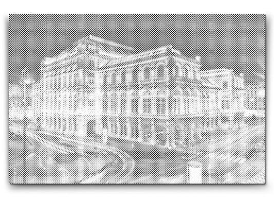 Mal-med-prikker -  Nat på Wiener Staatsoper