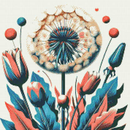 Diamond Painting - Malede blomster
