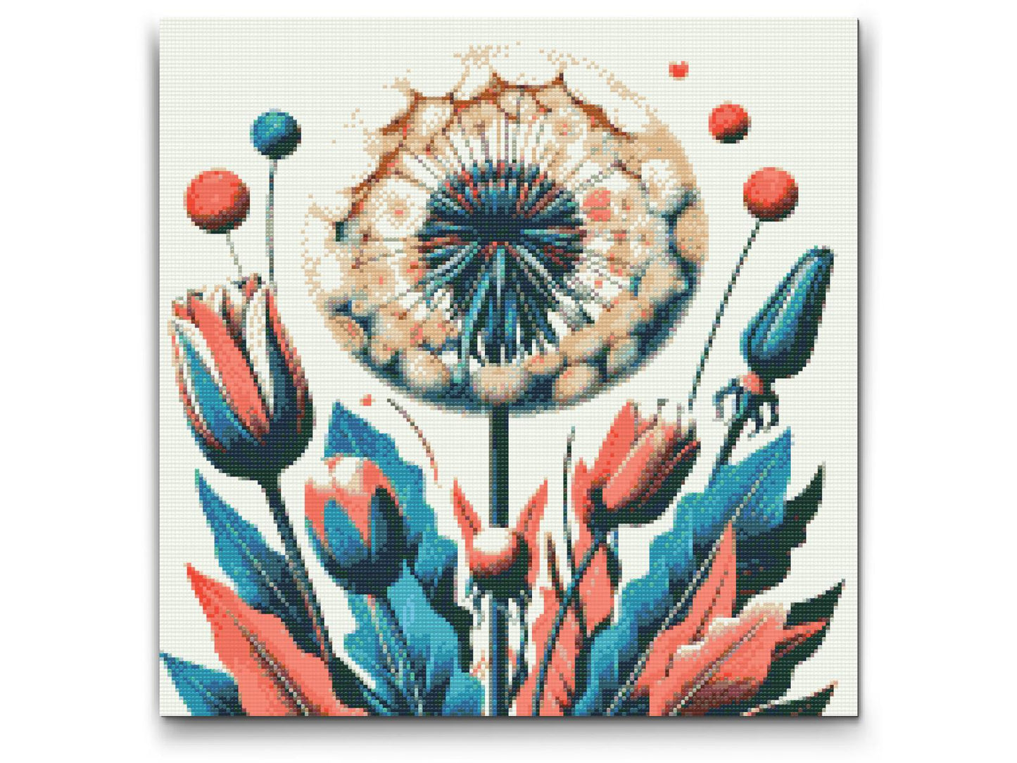 Diamond Painting - Malede blomster