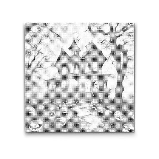 Skræmmende Græskar ved Huset