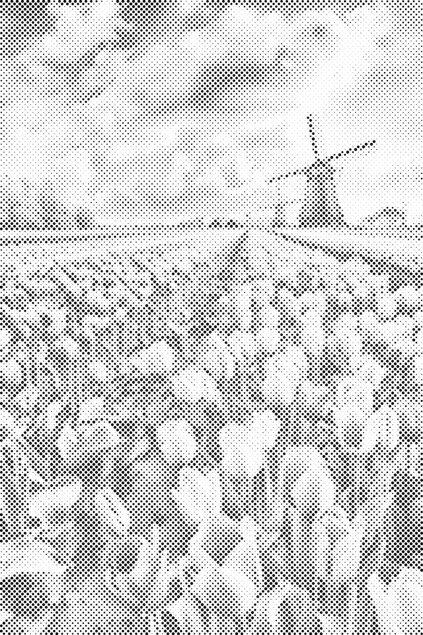 Mal-med-prikker -  Vindmøller i en mark med tulipaner