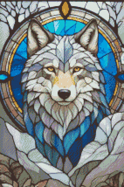 Diamond Painting - Glasmosaik-ulv