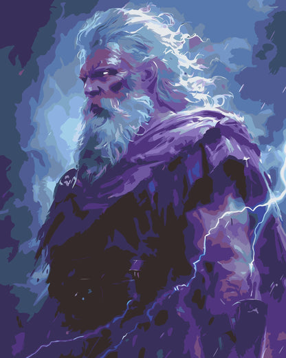 Paint by Numbers - Zeus – Gudernes konge