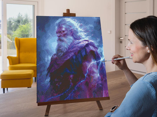 Diamond Painting - Zeus – Gudernes konge
