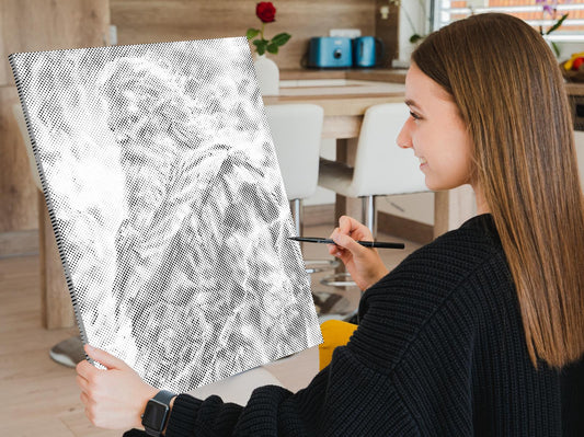 Mal-med-prikker -  Zeus – Gudernes konge