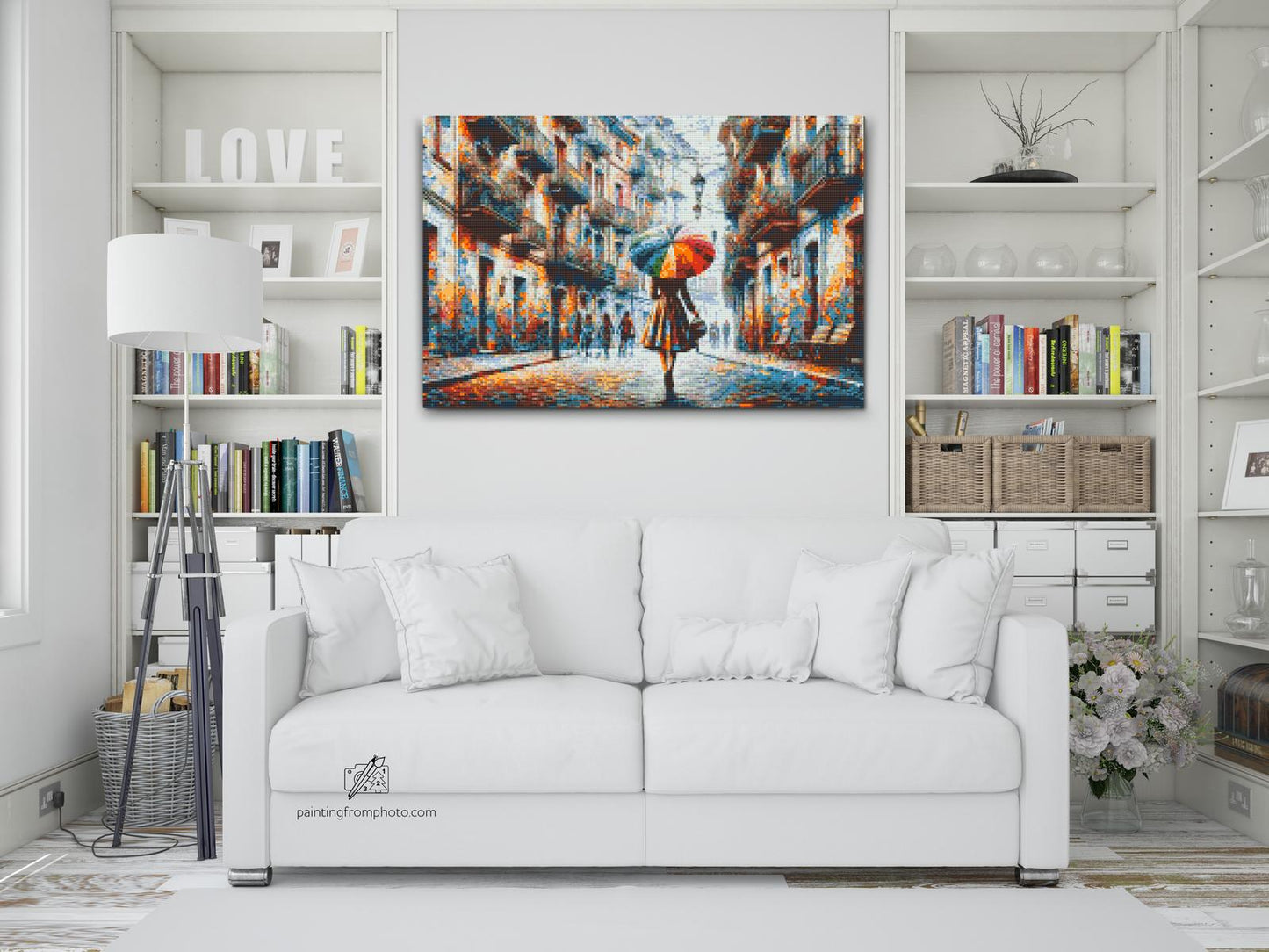 Diamond Painting - En gåtur gennem byen