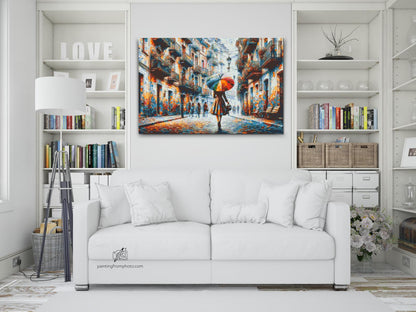 Diamond Painting - En gåtur gennem byen