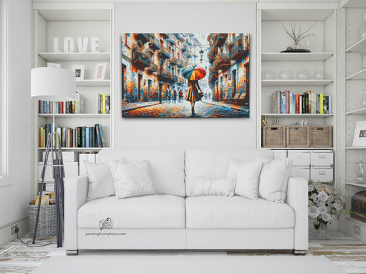 Diamond Painting - En gåtur gennem byen