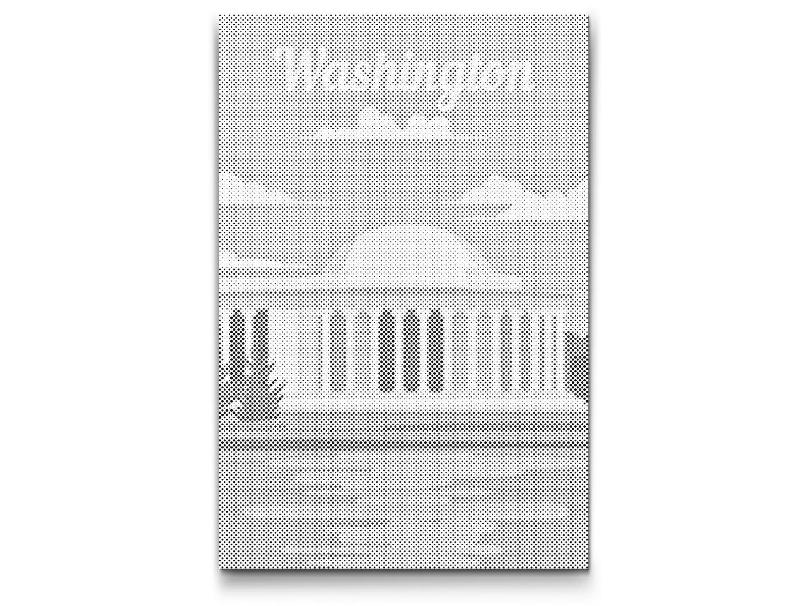 Mal-med-prikker -  Washington, USA