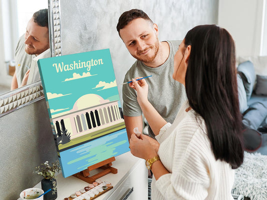 Paint by Numbers - Washington, USA