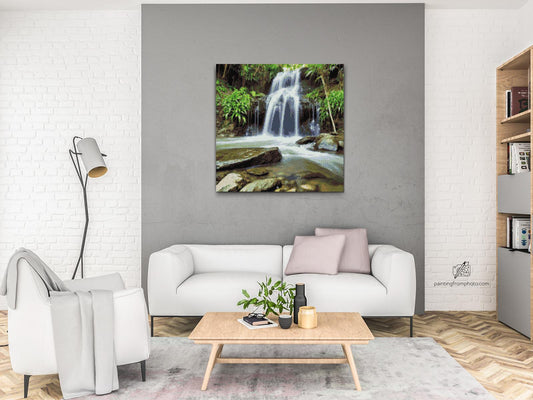 Diamond Painting - Vandfald i naturen 2