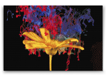 Diamond Painting - Gul blomst