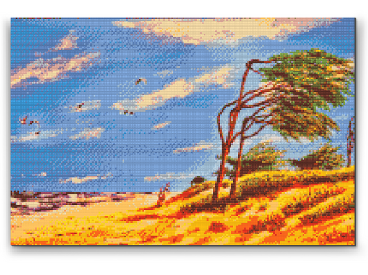 Diamond Painting - Øde strand