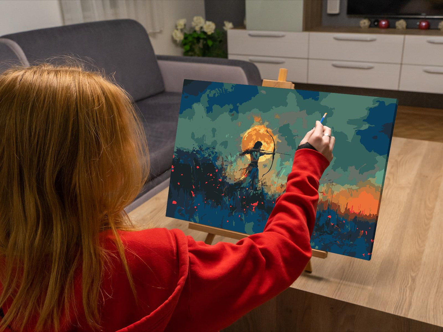 Paint by Numbers - Skytten