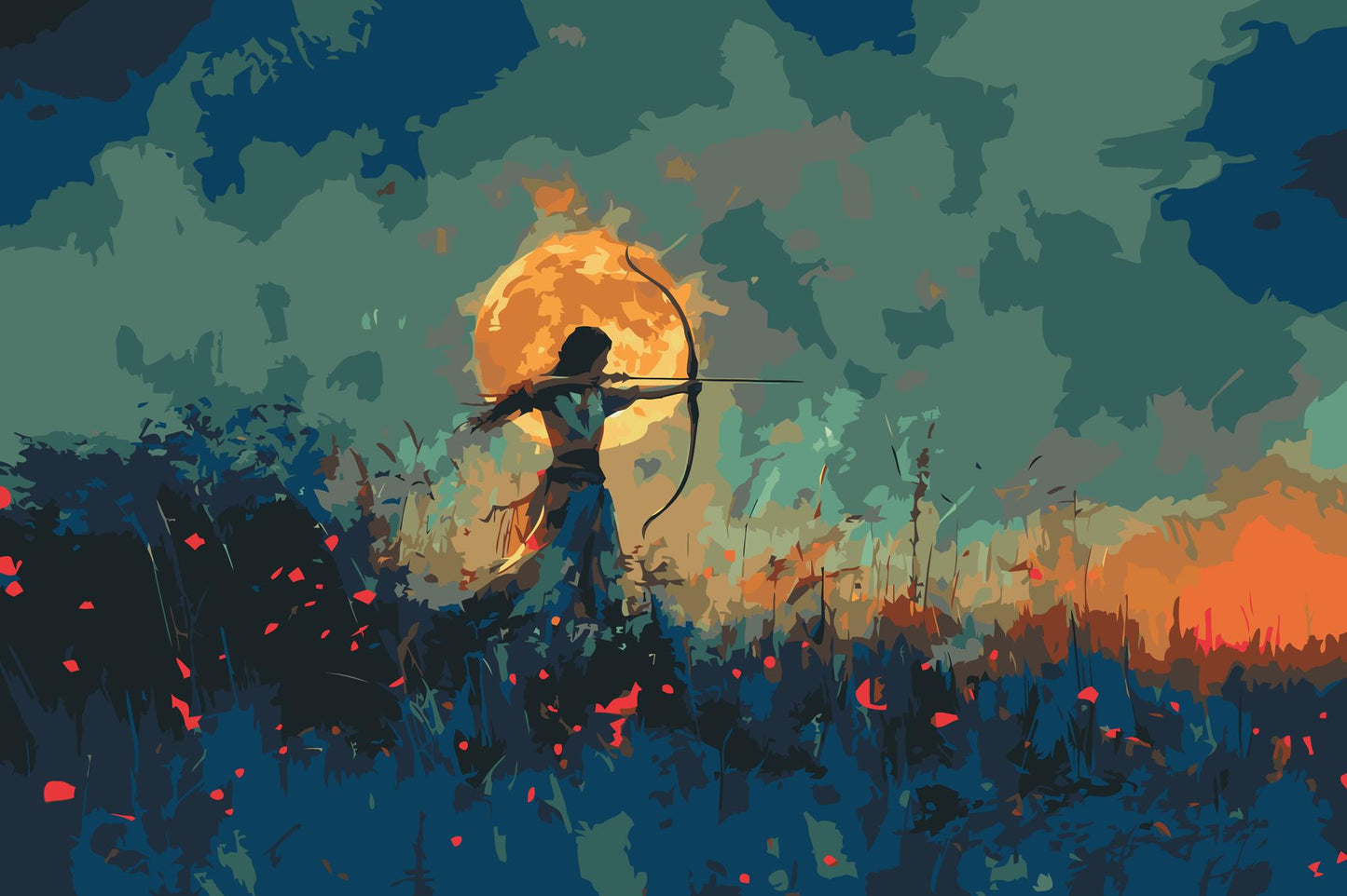 Paint by Numbers - Skytten