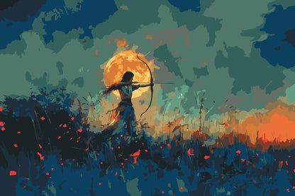 Paint by Numbers - Skytten