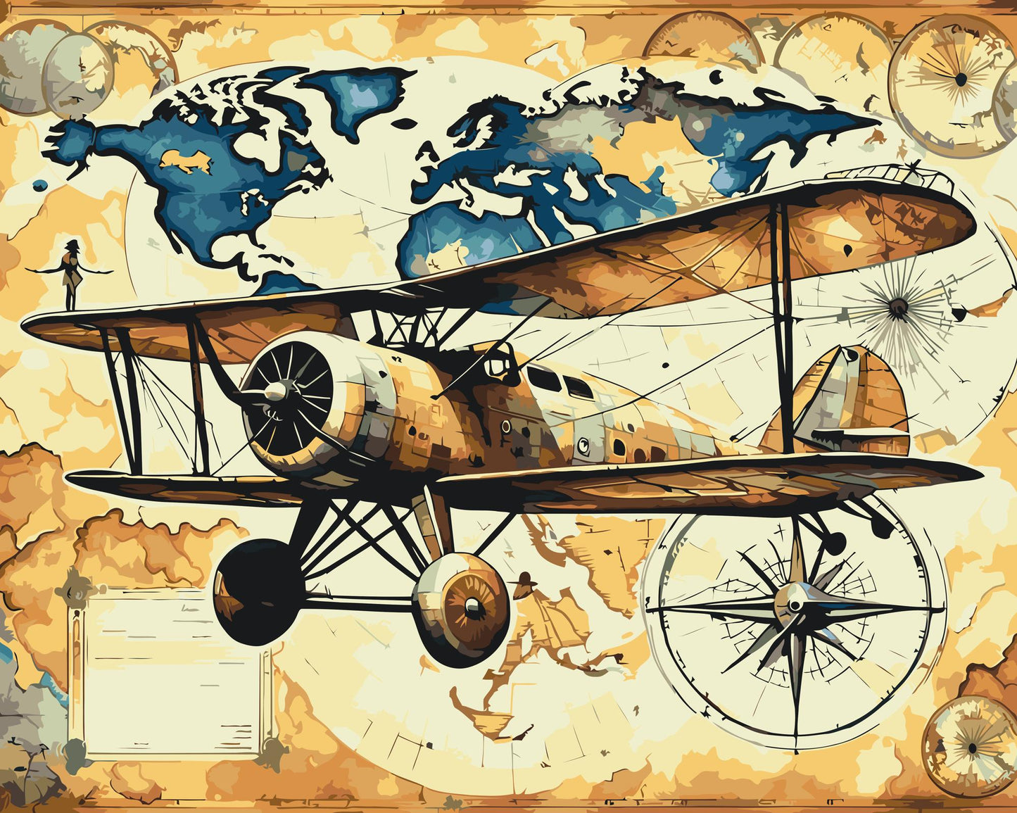 Paint by Numbers - Biplan