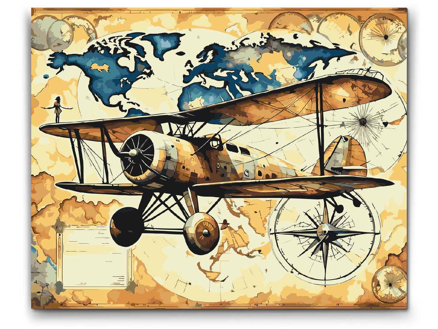 Paint by Numbers - Biplan