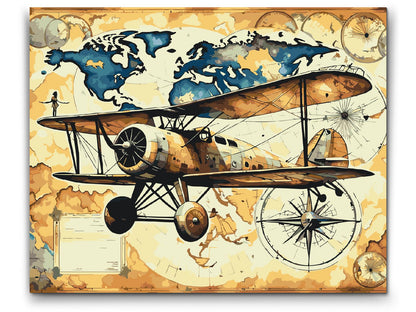 Paint by Numbers - Biplan