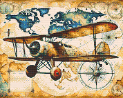 Diamond Painting - Biplan