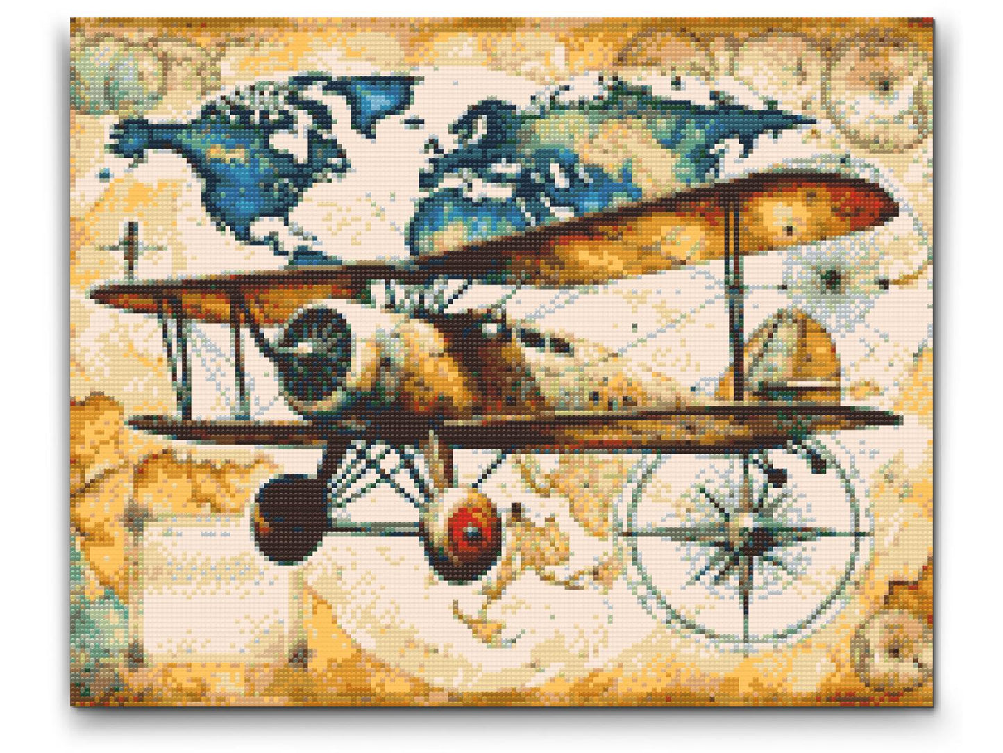Diamond Painting - Biplan