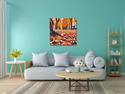 Diamond Painting - Kastanjer tæt på