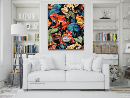 Diamond Painting - Farverige tudser