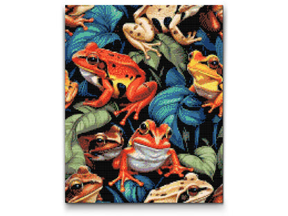 Diamond Painting - Farverige tudser