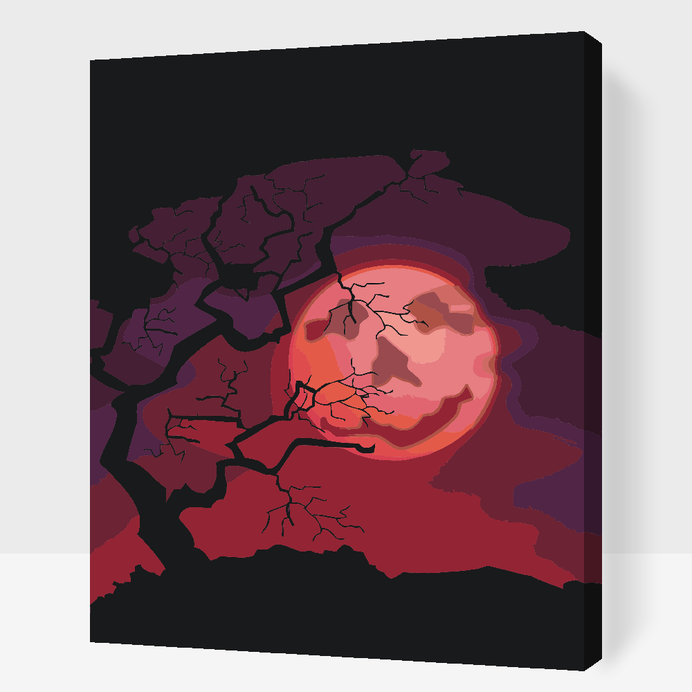 Paint by Numbers - Spooky Moon 2