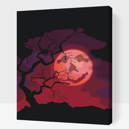 Paint by Numbers - Spooky Moon 2