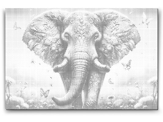 Elefant og Sommerfugle