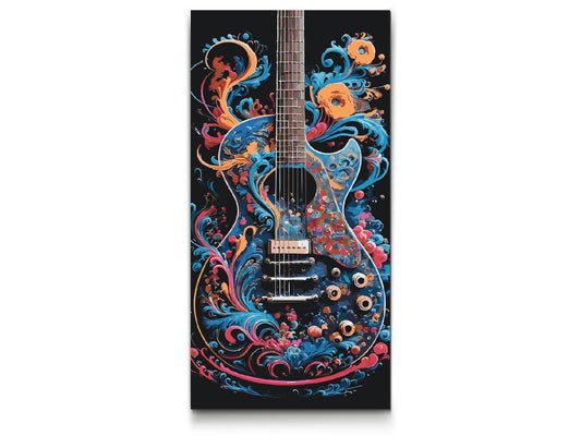 Paint by Numbers - Farvet guitar