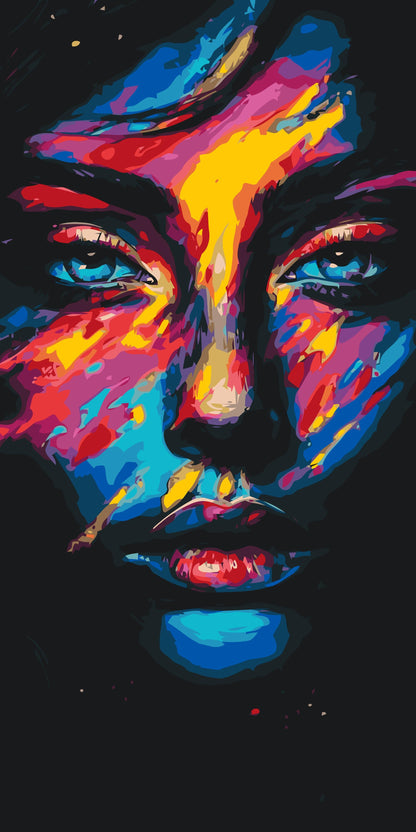 Paint by Numbers - Farverig makeup