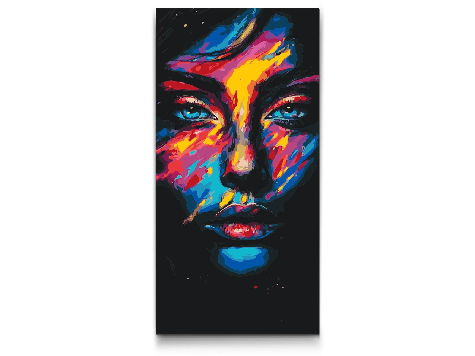 Paint by Numbers - Farverig makeup