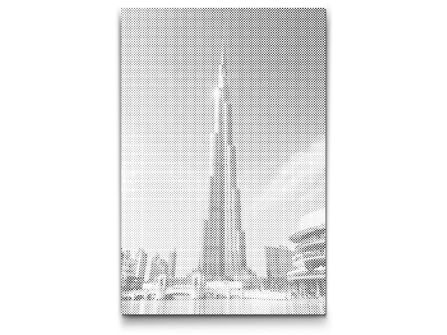 Mal-med-prikker -  Burj Khalifa 2