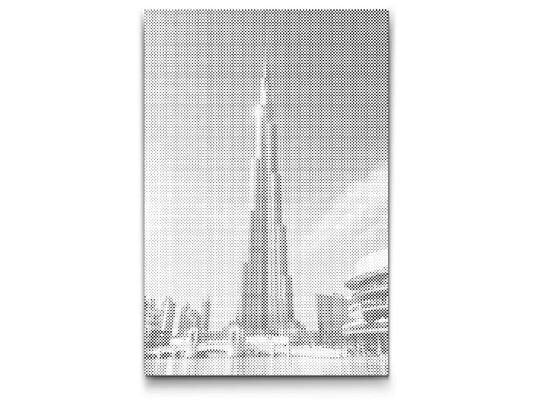 Mal-med-prikker -  Burj Khalifa 2