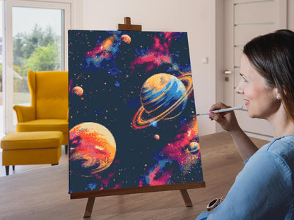 Diamond Painting - Solsystem 3