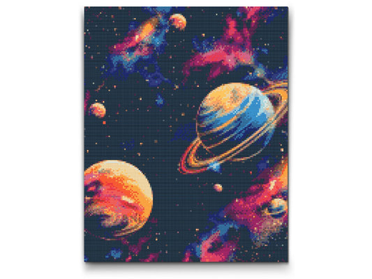 Diamond Painting - Solsystem 3