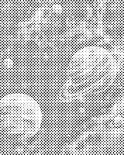 Mal-med-prikker -  Solsystem 3