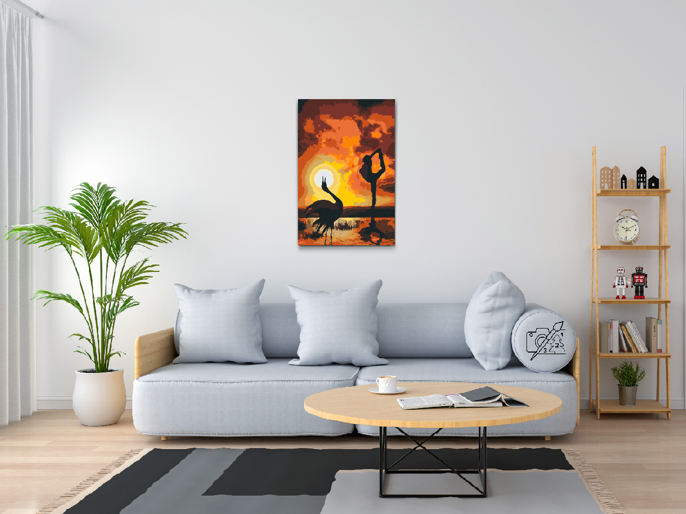 Paint by Numbers - Dans ved solnedgangen