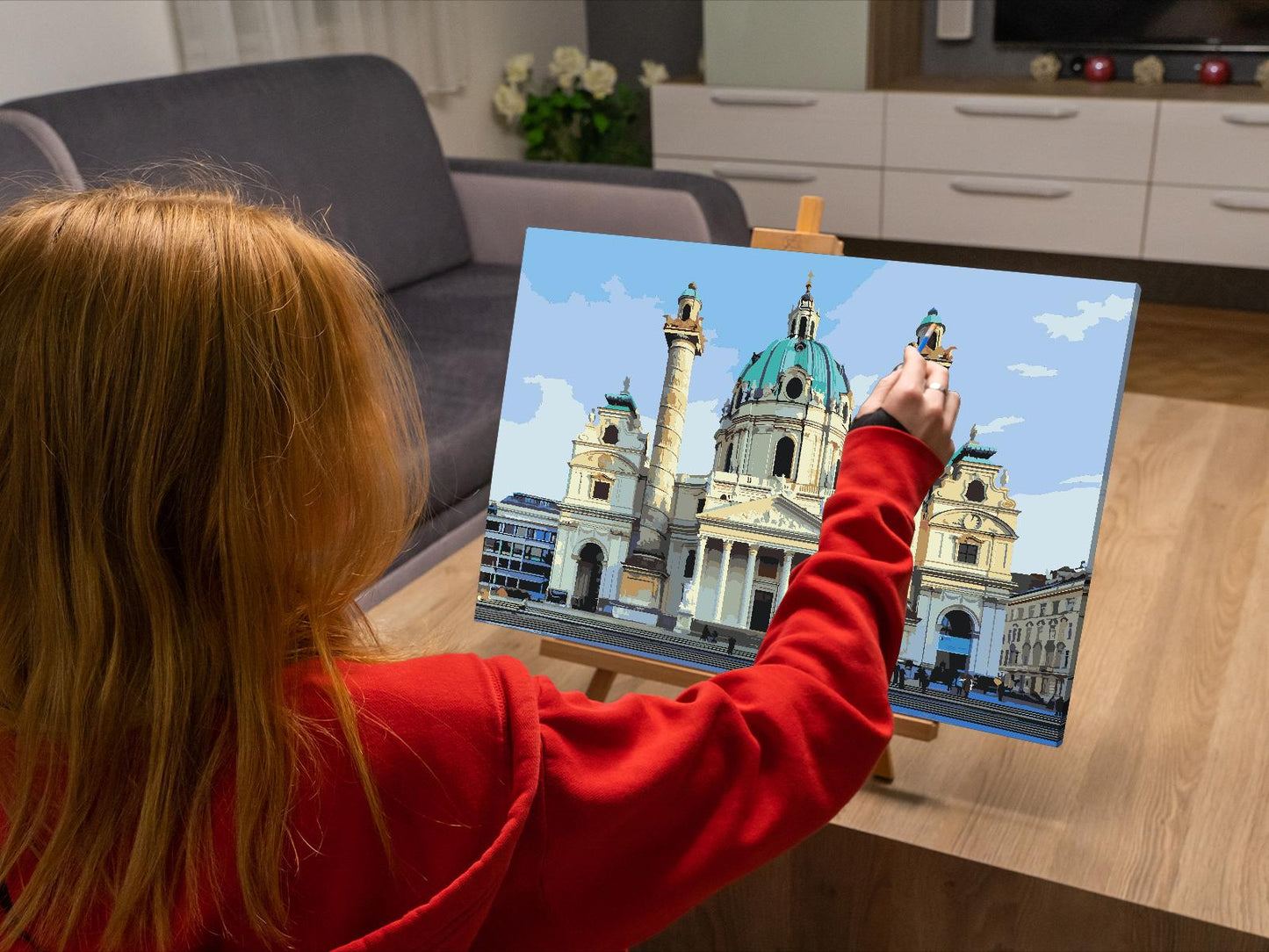 Paint by Numbers - Karlskirche, Wien